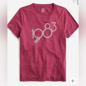 J. Crew 1983 t shirt